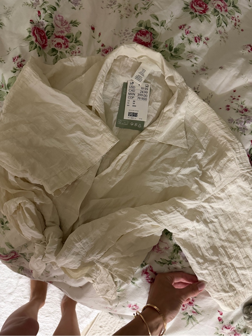 Light Cream Shirt H&M